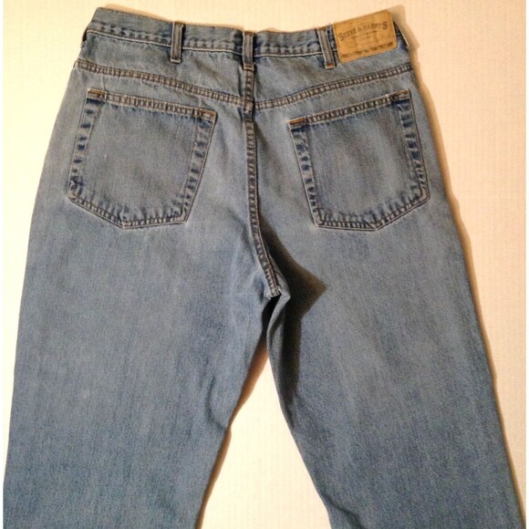Vtg Y2K Steve & Barry's Jeans Men 34 (32 Actual) Light Wash Baggy Straight 90s - Picture 5 of 8